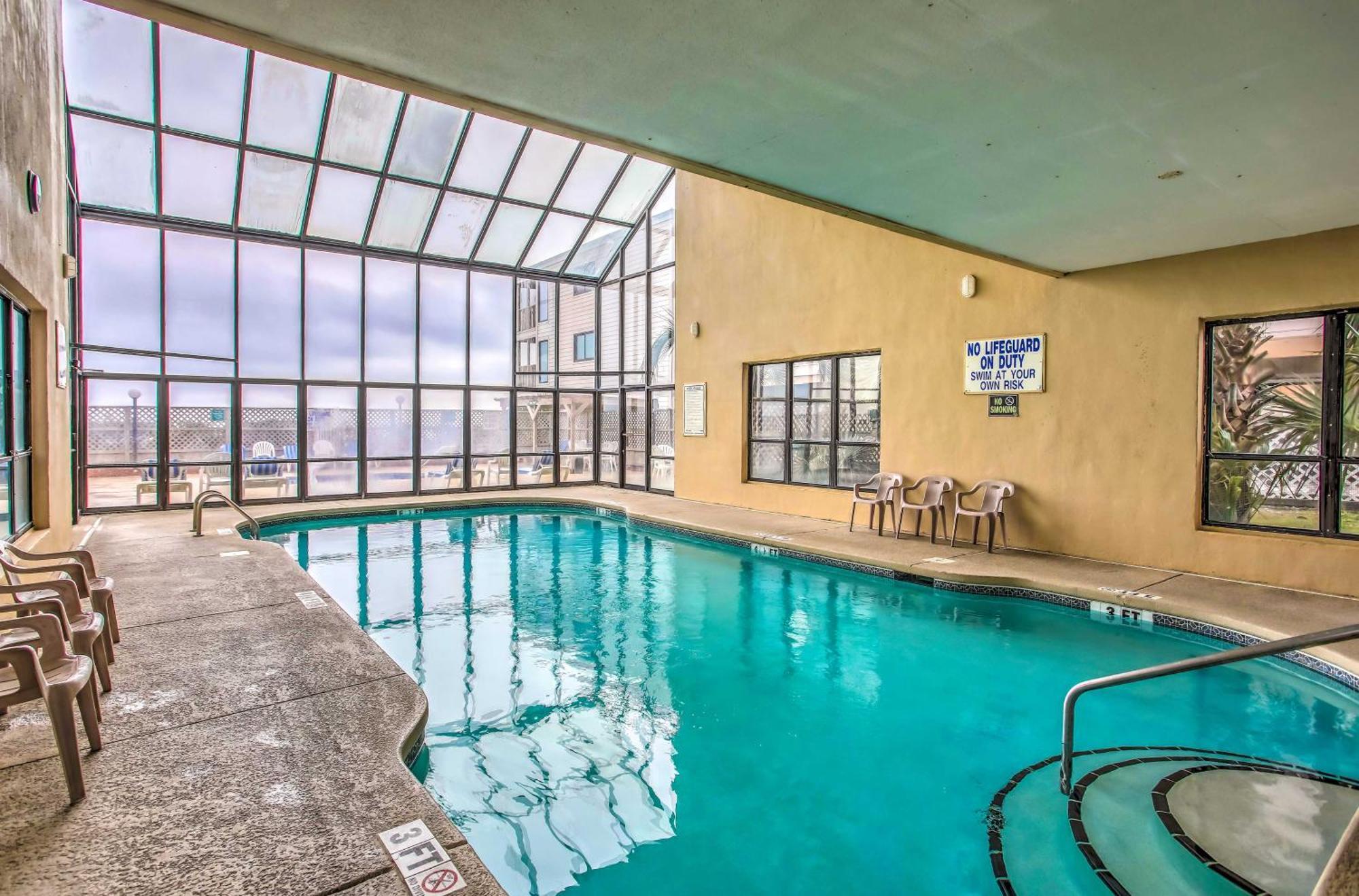 Oceanfront North Myrtle Beach Condo With Indoor Pool Exterior foto